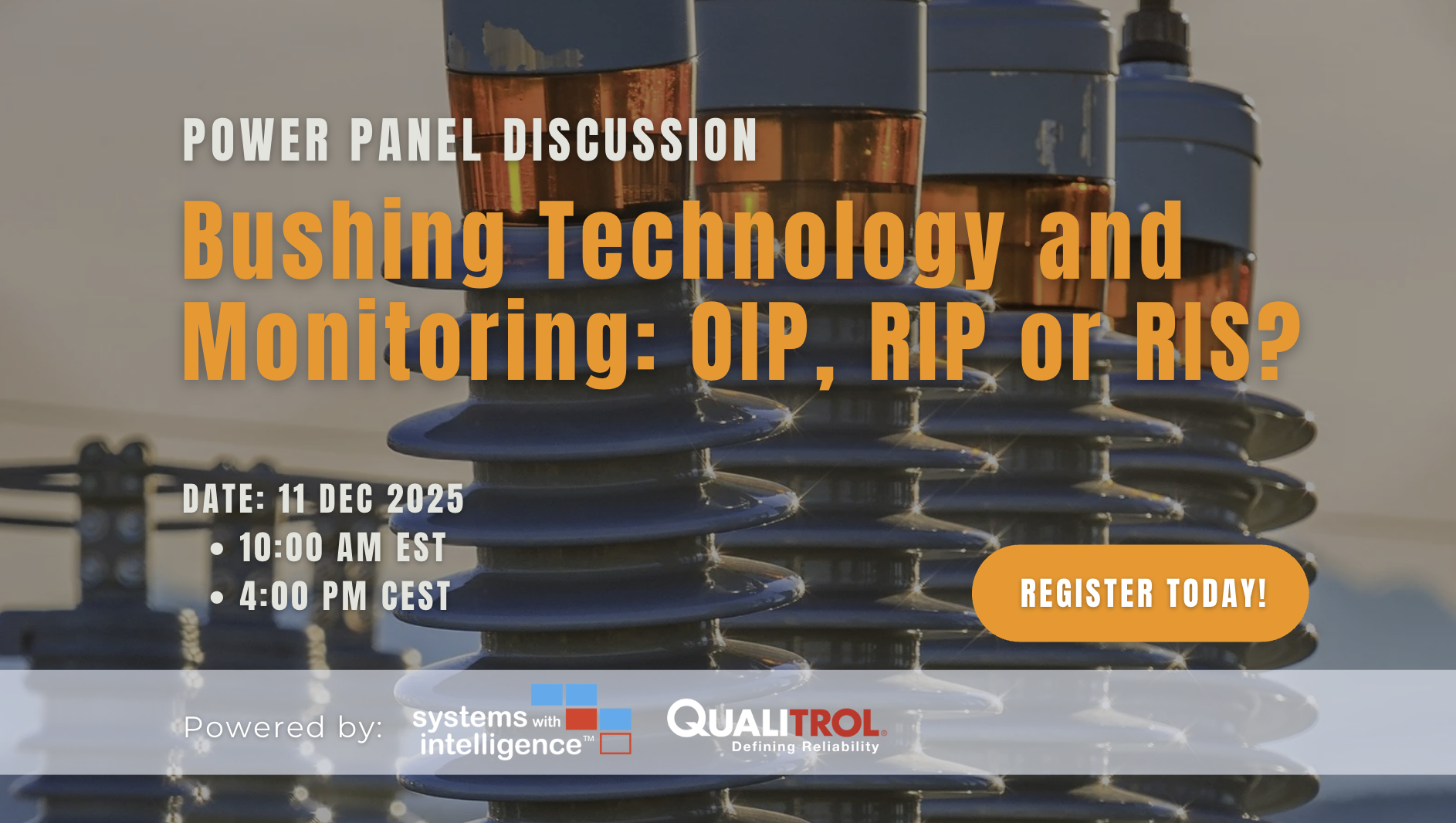 Power Panel: Bushing Technology and Monitoring: OIP, RIP or RIS?